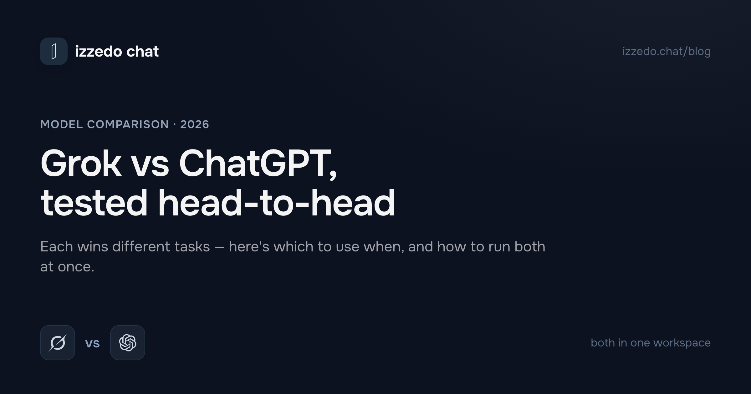 Grok vs ChatGPT in 2026: I Tested Both Head-to-Head